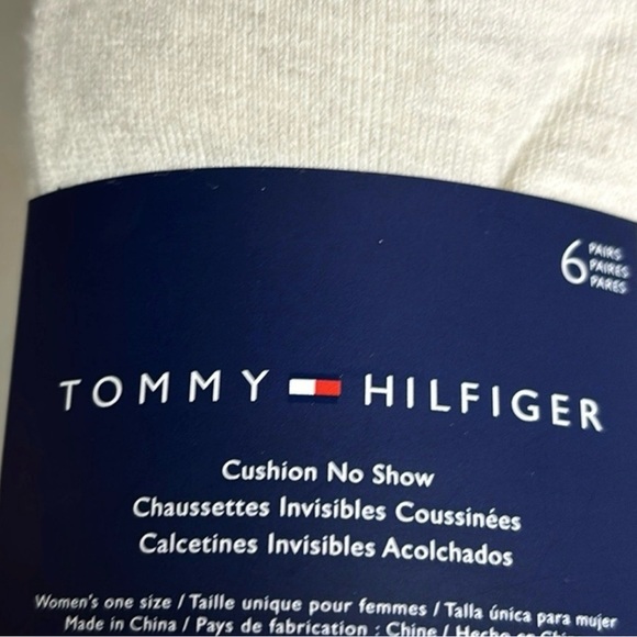 New Tommy Hilfiger Socks Women’s 6 Pair Multicolor Cushion No Show Activewear - Picture 6 of 14